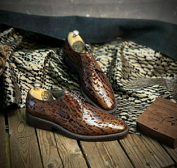 Handmade leather shoes